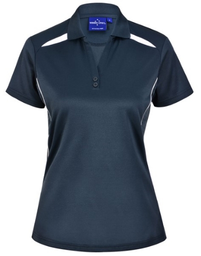 Picture of Winning Spirit Ladies Sustainable Poly/Cotton Contrast Short Sleeve Polo Shirt